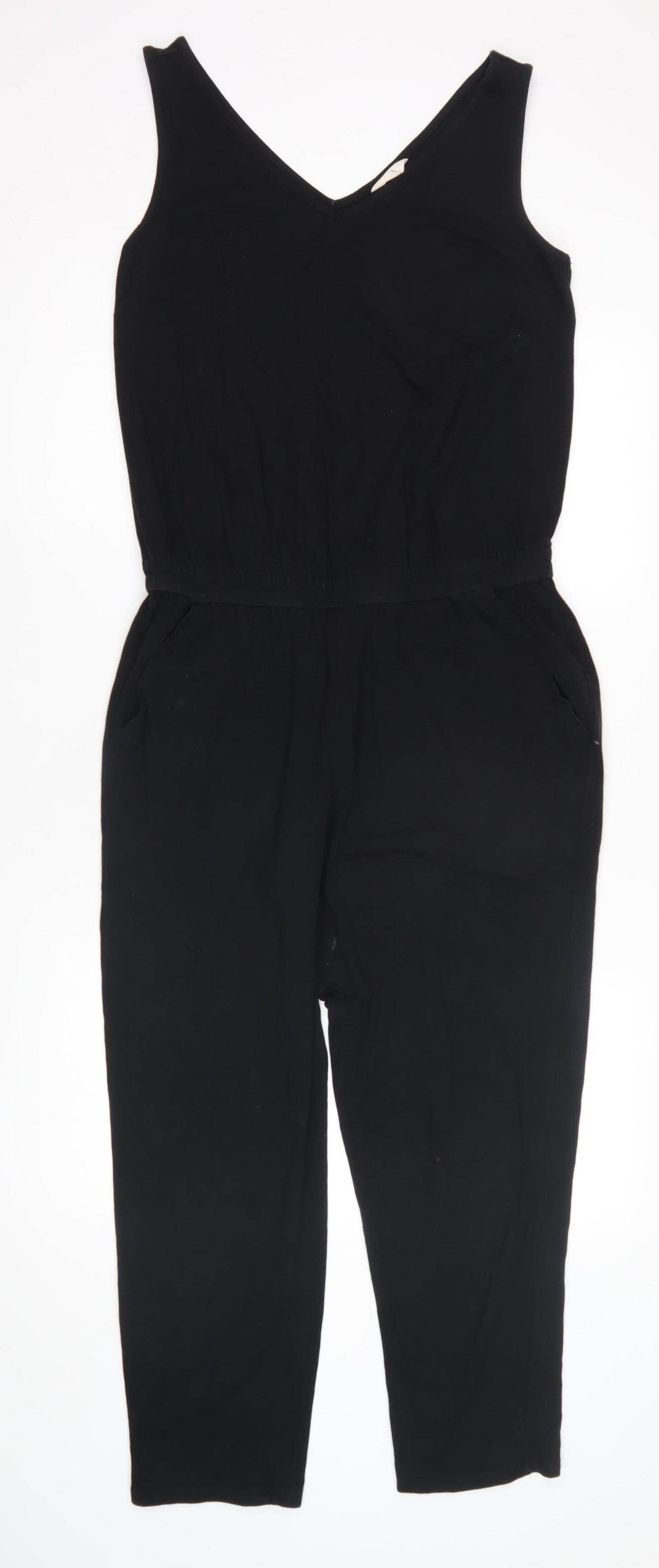Hush Women's Black Sleeveless Jumpsuit Size 8
