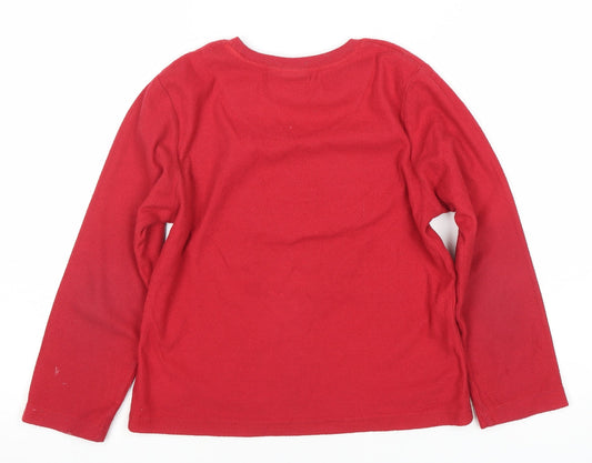 Marvel Boys Red Iron Man Graphic Pullover Sweatshirt