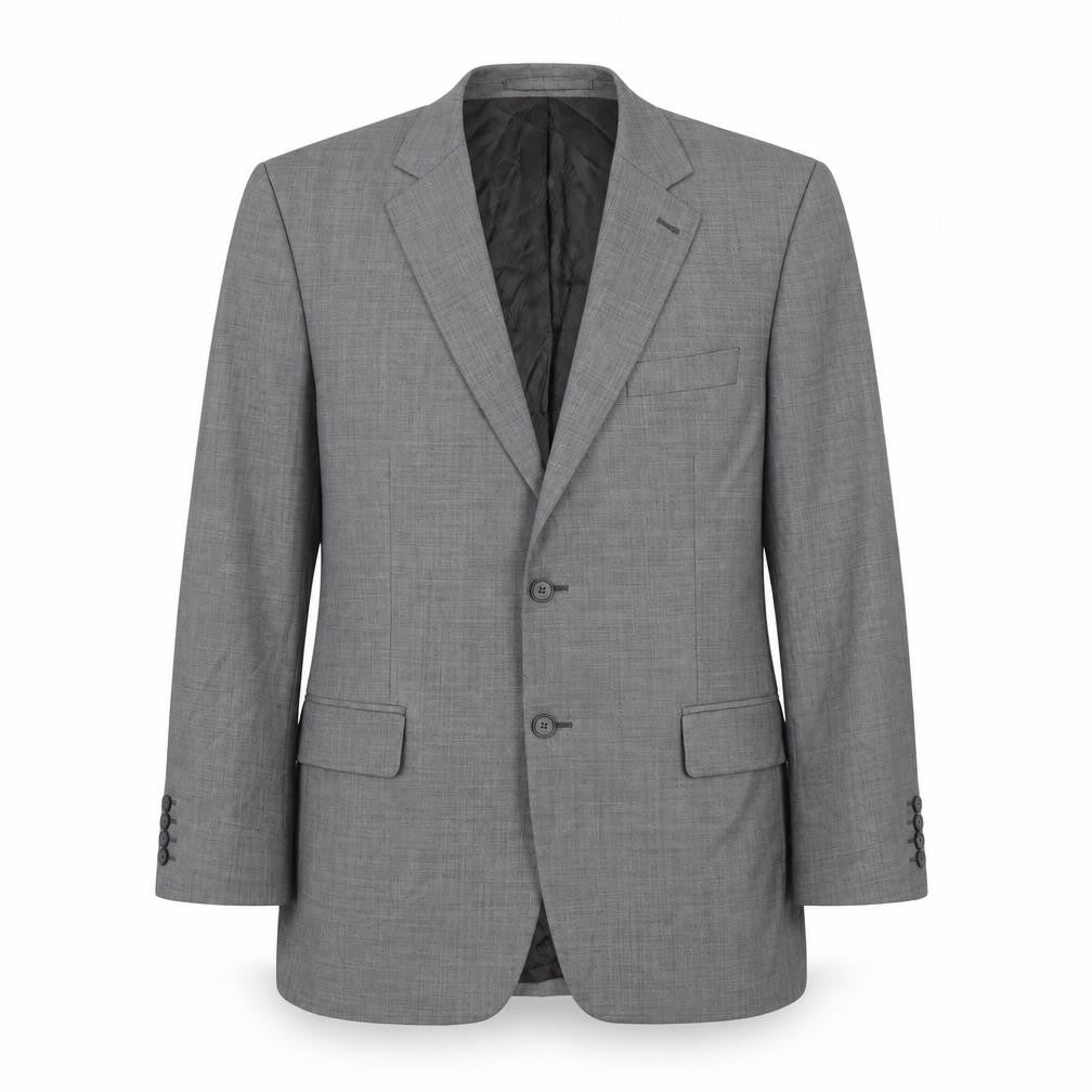 Front view of Jeff Banks Men's Grey Suit Jacket 42R