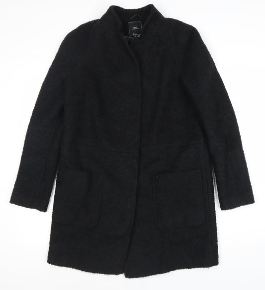 Next Women’s Black Long Overcoat Size 10