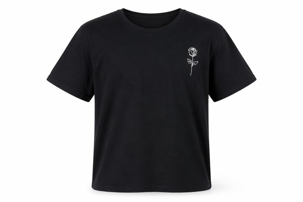 Mens UK Size L JACK & JONES Black  Cotton T-Shirt