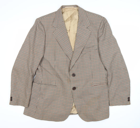 St Michael Men's Multicoloured Check Blazer Jacket