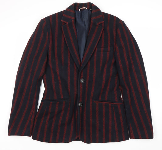 Jack Wills Men's Red Stripe Blazer Jacket S