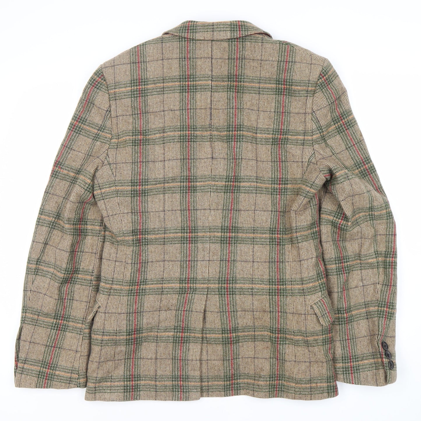 Jack Wills Men's Multicoloured Plaid Slim Fit Blazer