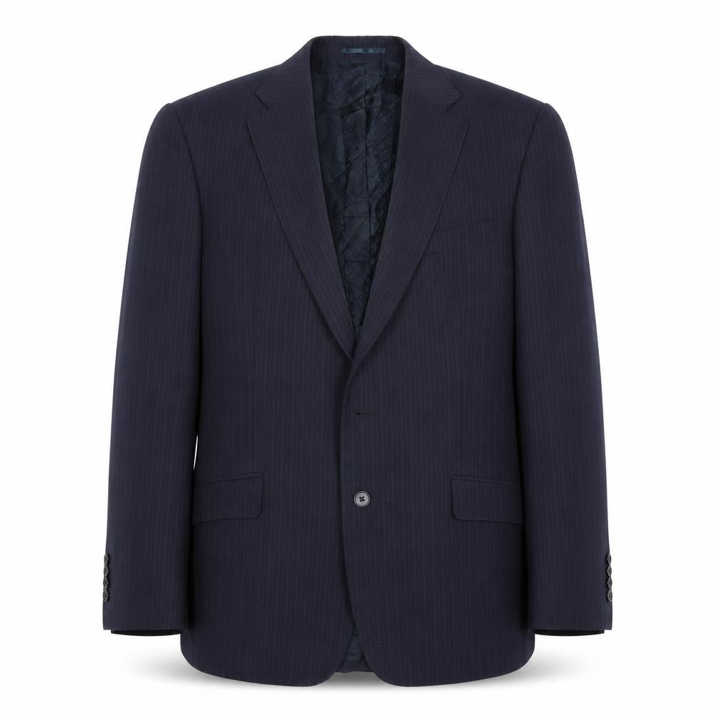 Mens 42 Chest Regular Jaeger Blue Two-Button Blazer