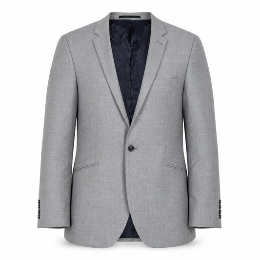 Mens 40 Chest Regular Austin Reed Grey Two-Button Blazer