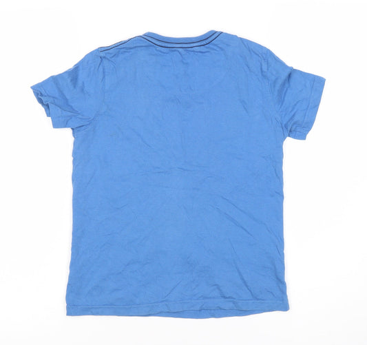 John Lewis Boys Blue Cotton Animal Print T-Shirt, 9 Years