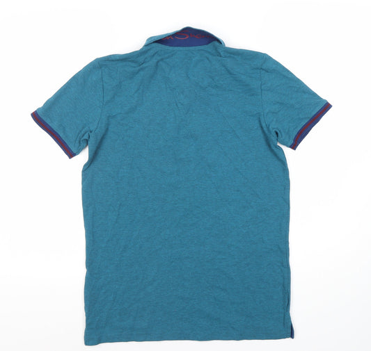 Ben Sherman Boys Blue Polo Shirt, Size 14-15 Years
