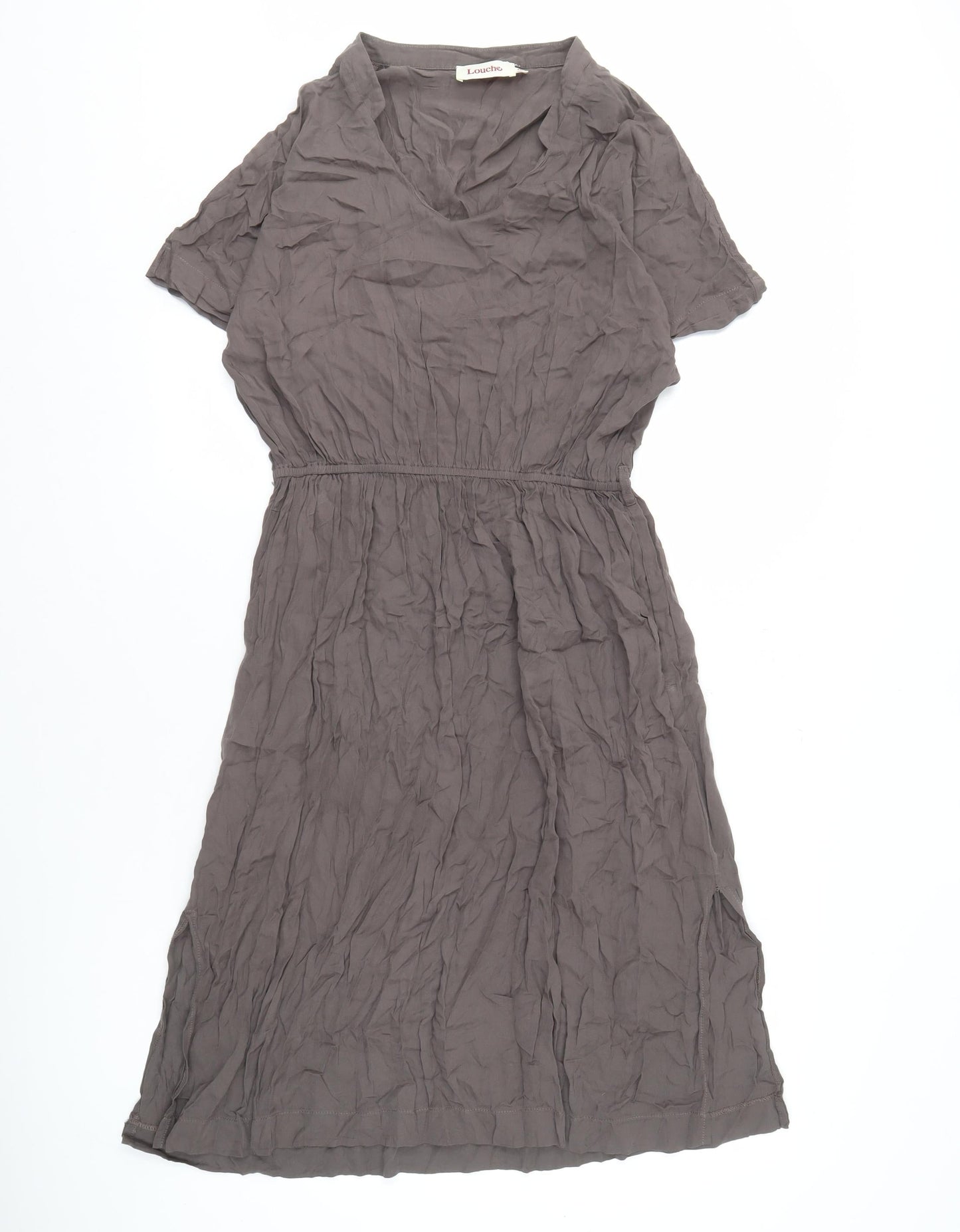 Louche Women's Grey Sheath Dress Size 12