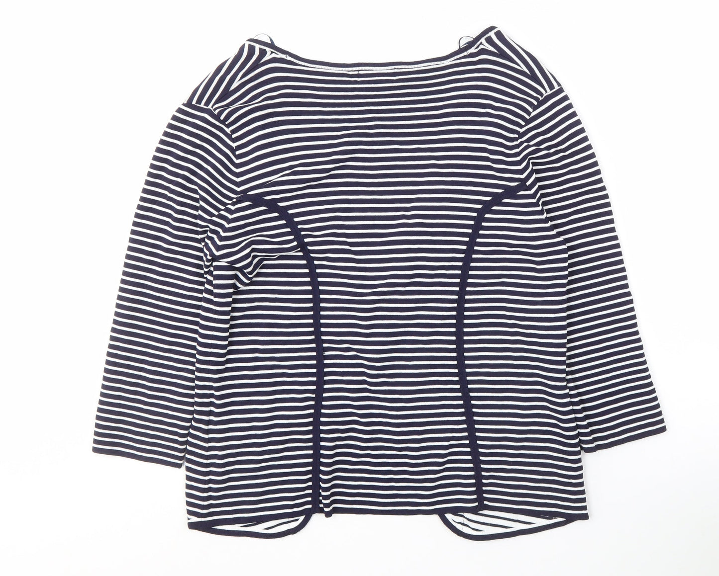 Casamia Women's Blue Striped Cardigan S