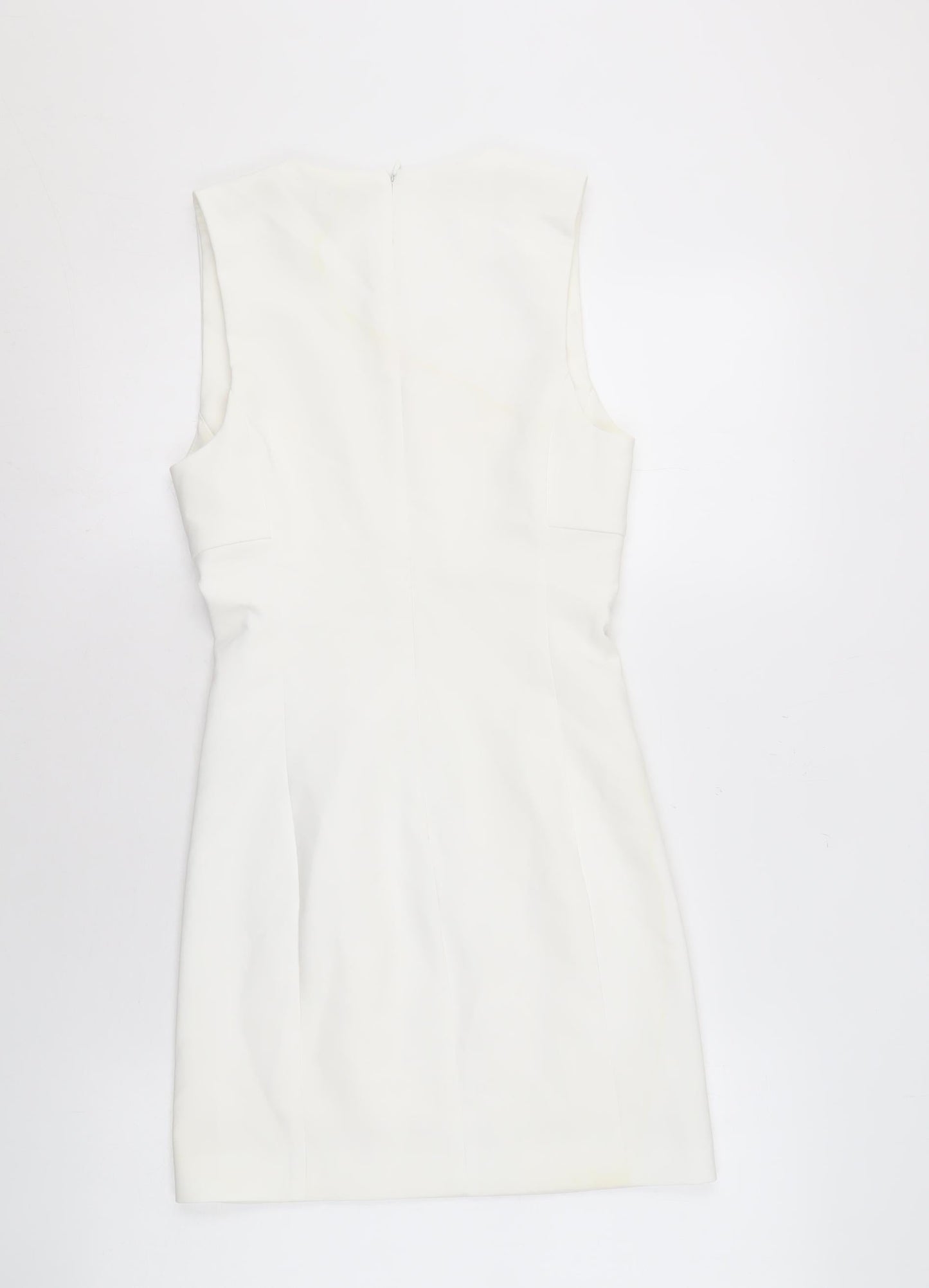 Zara Women’s White Sleeveless Short Dress