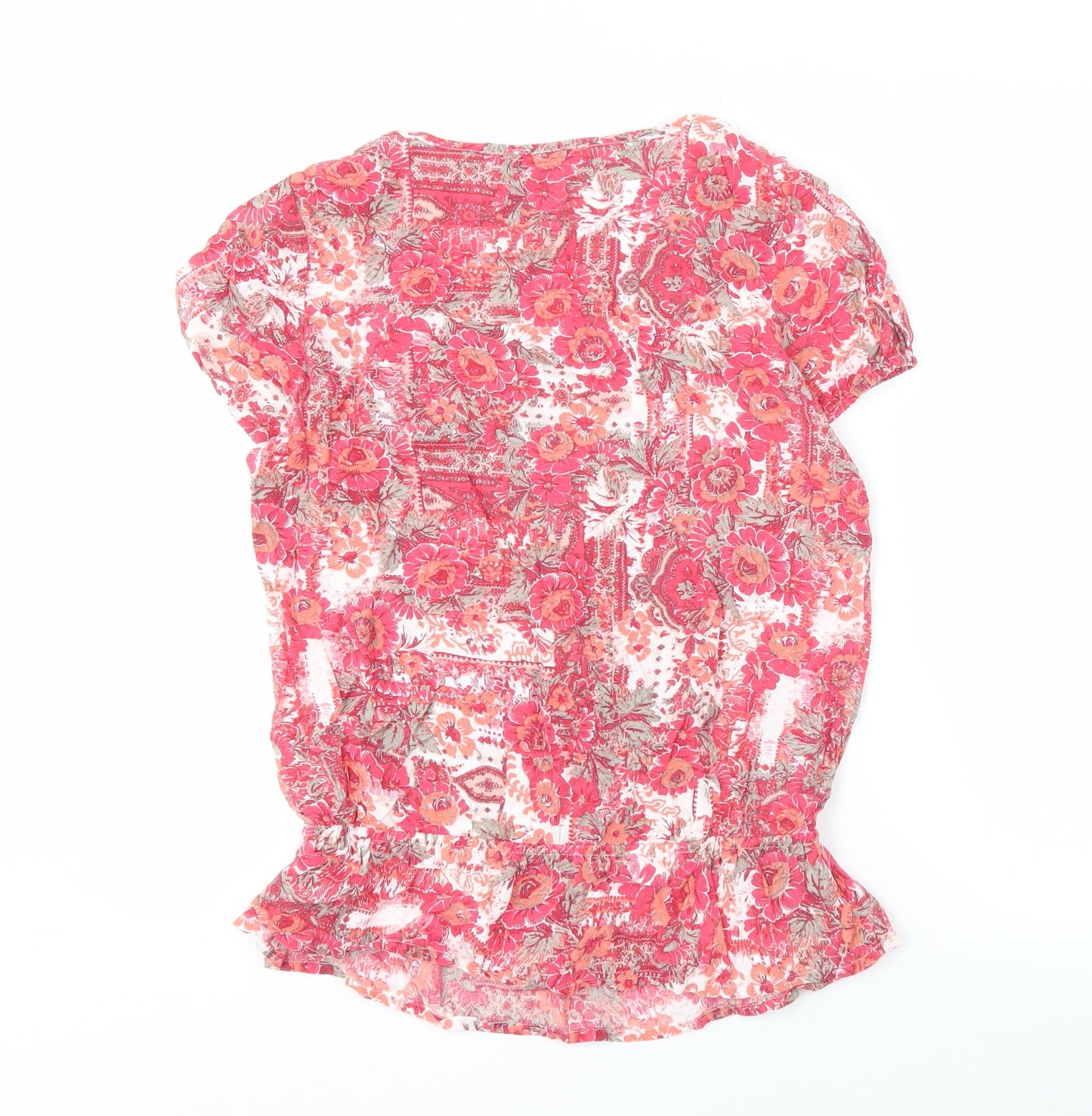 Bm Casual Women's Multicoloured Floral Blouse Size 12
