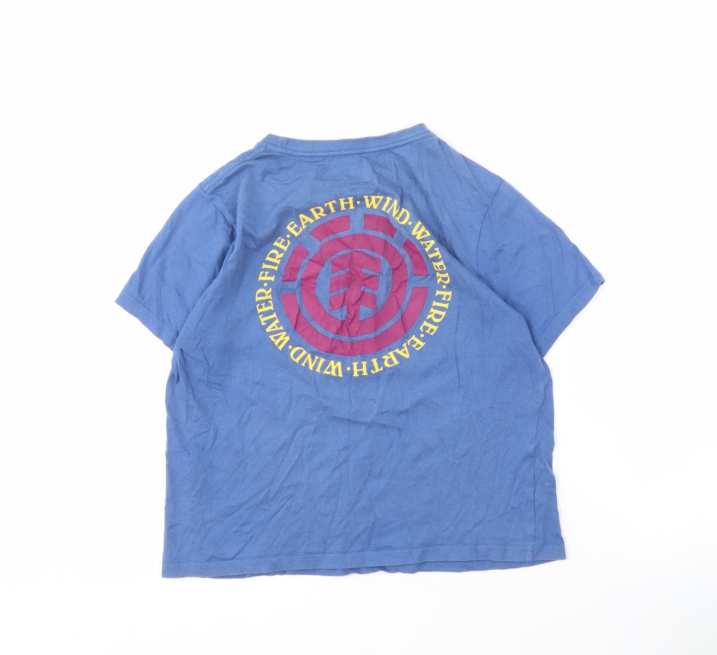 Element Unisex Blue T-Shirt Size 12 Crew Neck Casual