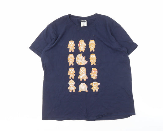 Star Wars Unisex Blue XL Graphic T-Shirt
