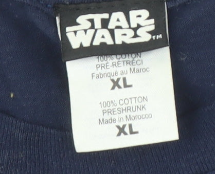 Star Wars Unisex Blue XL Graphic T-Shirt