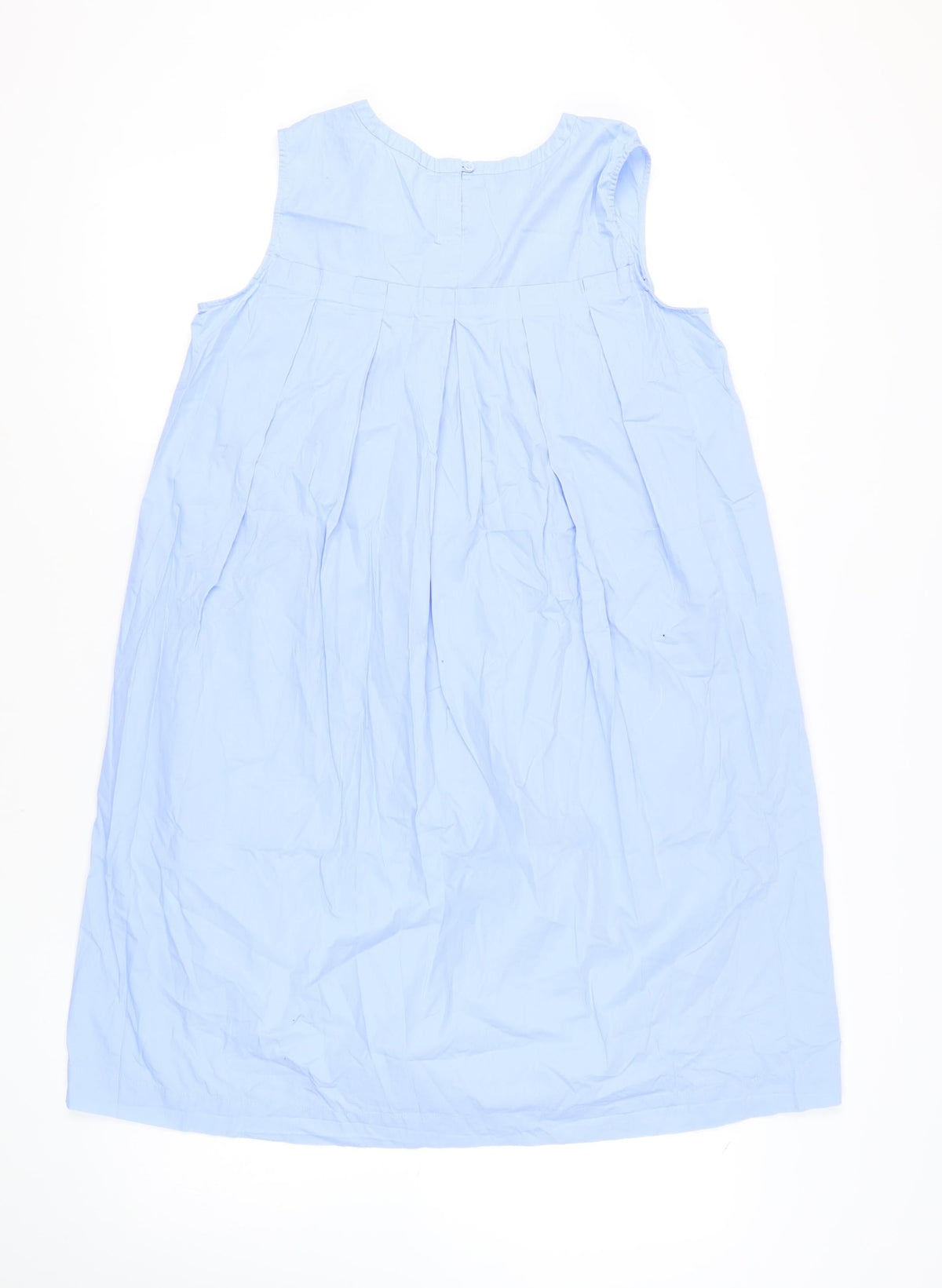 Peter Hahn Women's Blue Sleeveless Dress Size 14