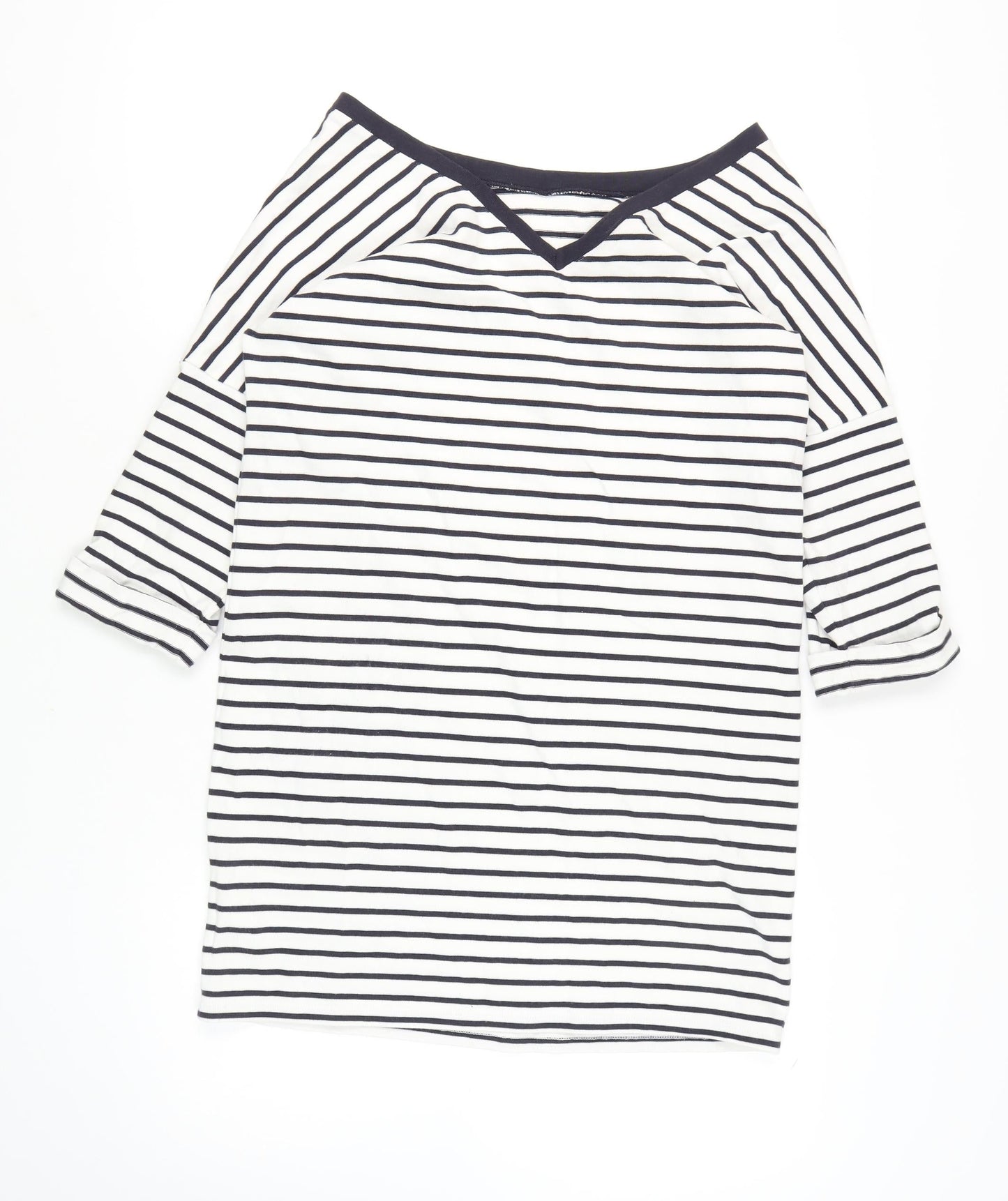 Whistles Women's Striped T-Shirt Dress, Size 14 Multicolour