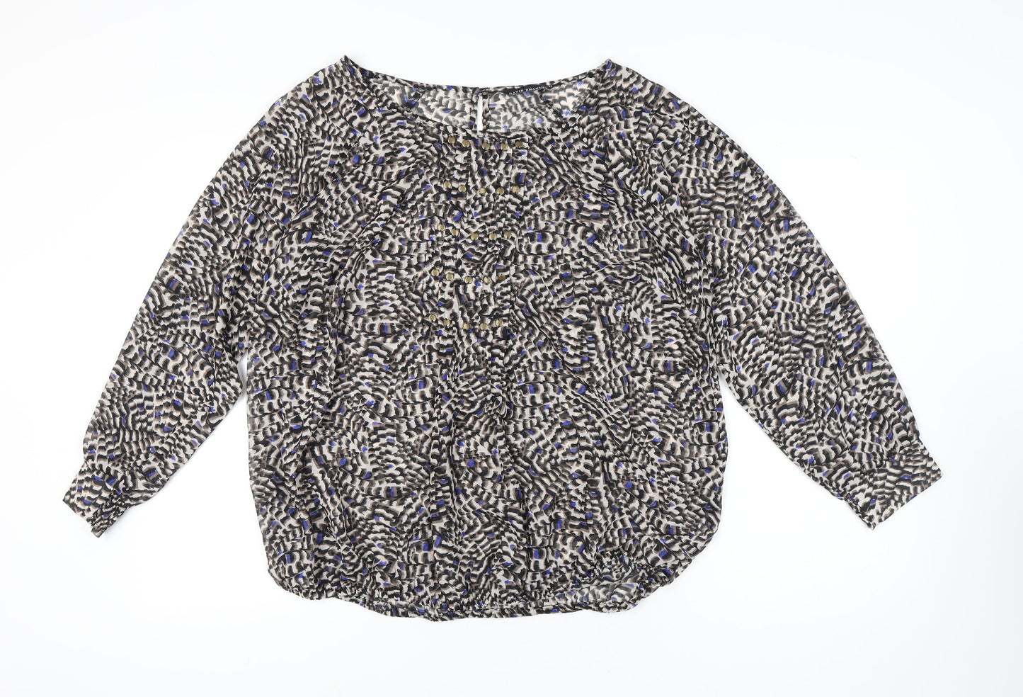 David Emanuel Women's Multicoloured Blouse Size 22