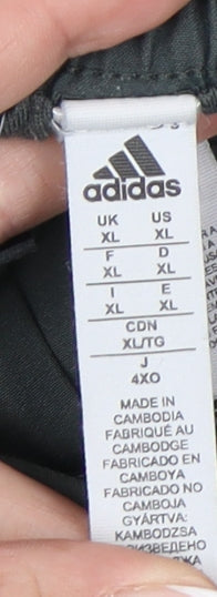 Adidas Men's Black XL Track Pants Gym Training