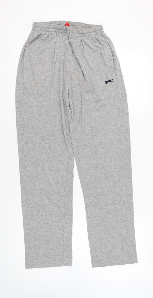 Slazenger Men's Grey Sweatpants M Elastic Waist
