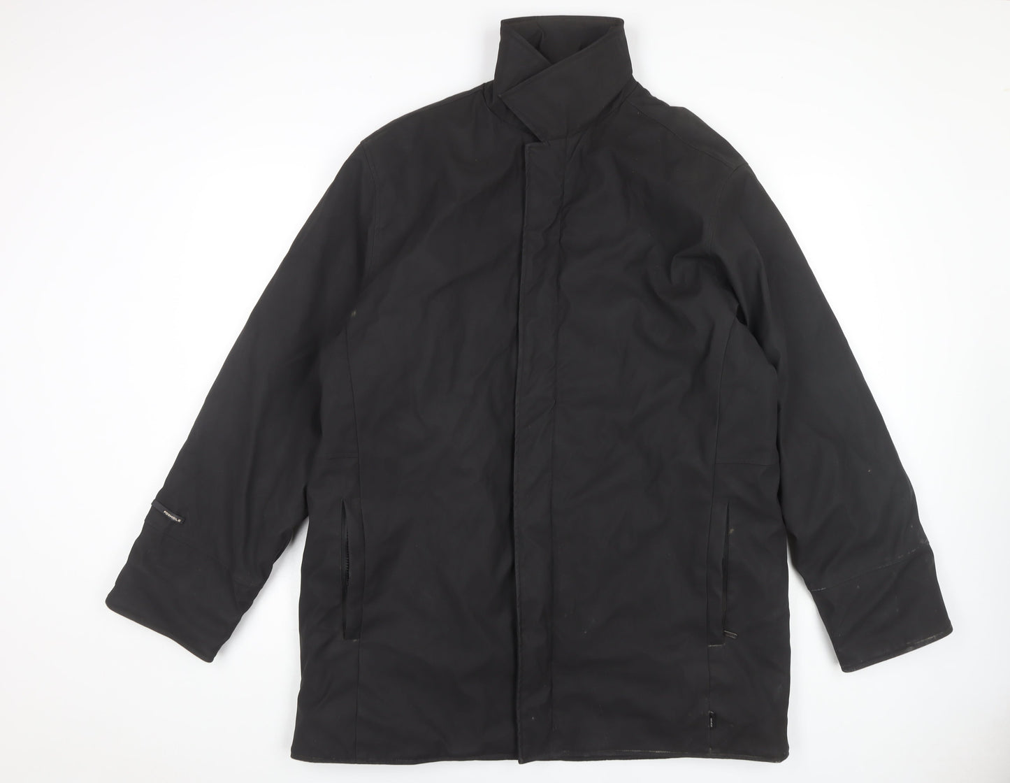 Foxhole Men's Black XL Mid-Length PVC Jacket