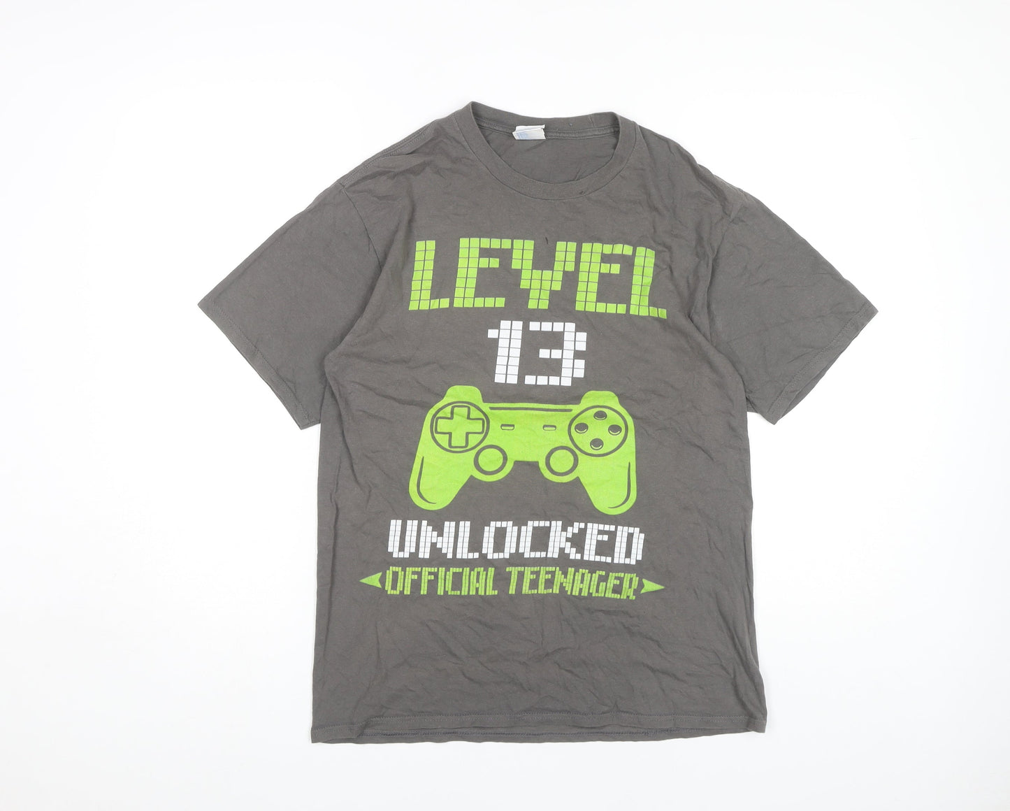 Port & Company Teens Grey Medium Gaming T-Shirt