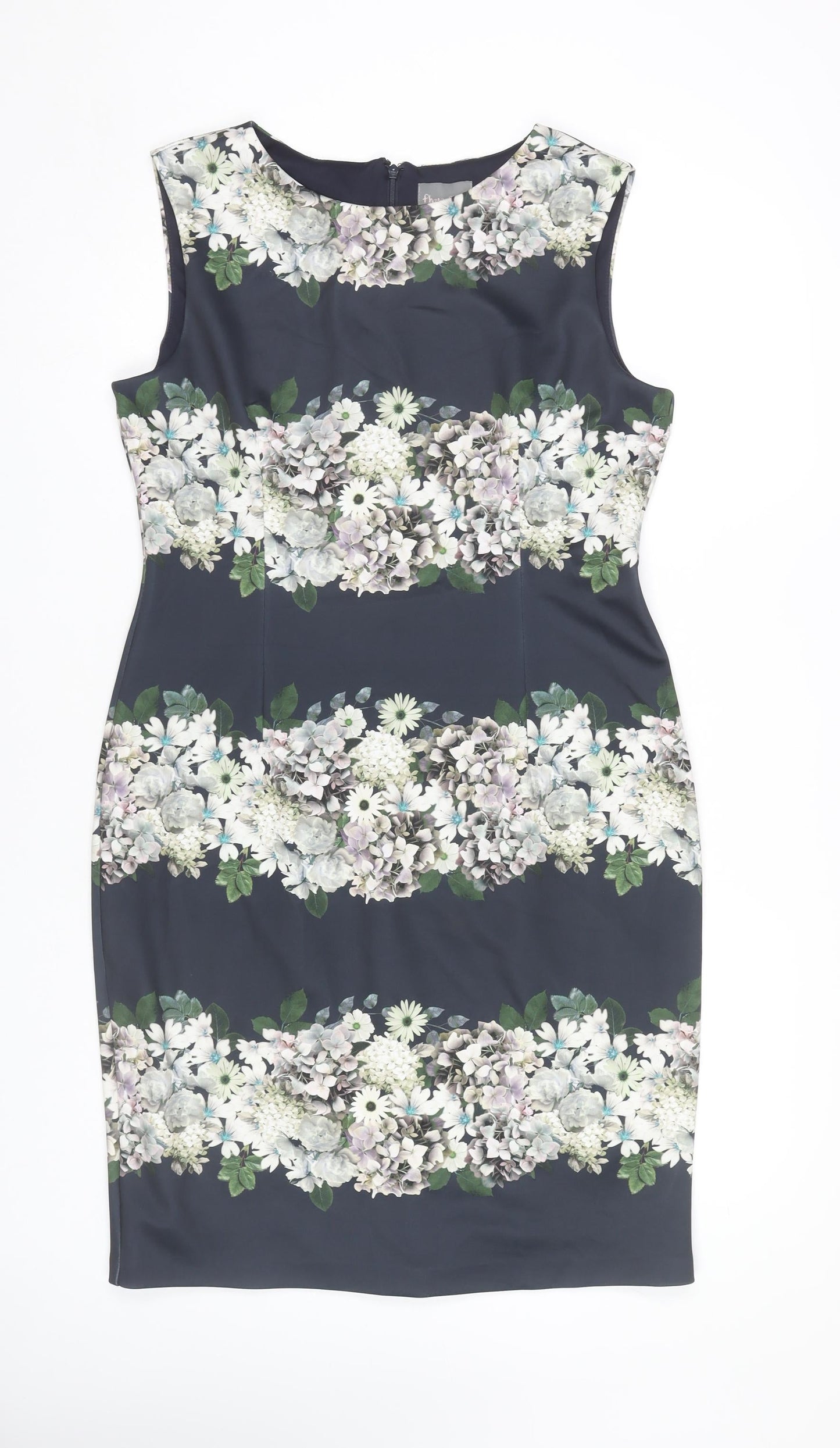 Phase Eight Women Floral Sheath Dress Multicoloured Size 16