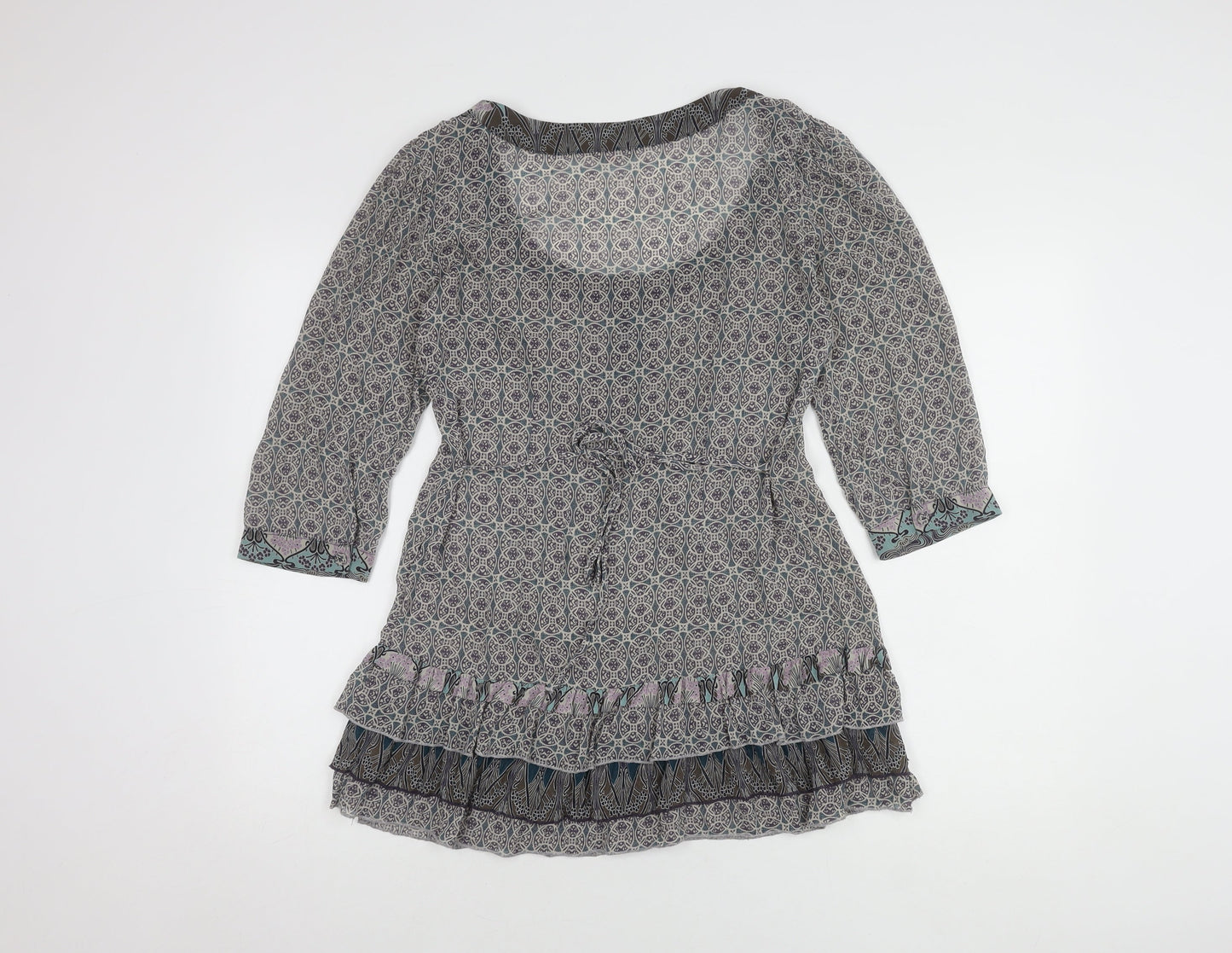 Marks and Spencer Women's Multicoloured Tunic - Size 10