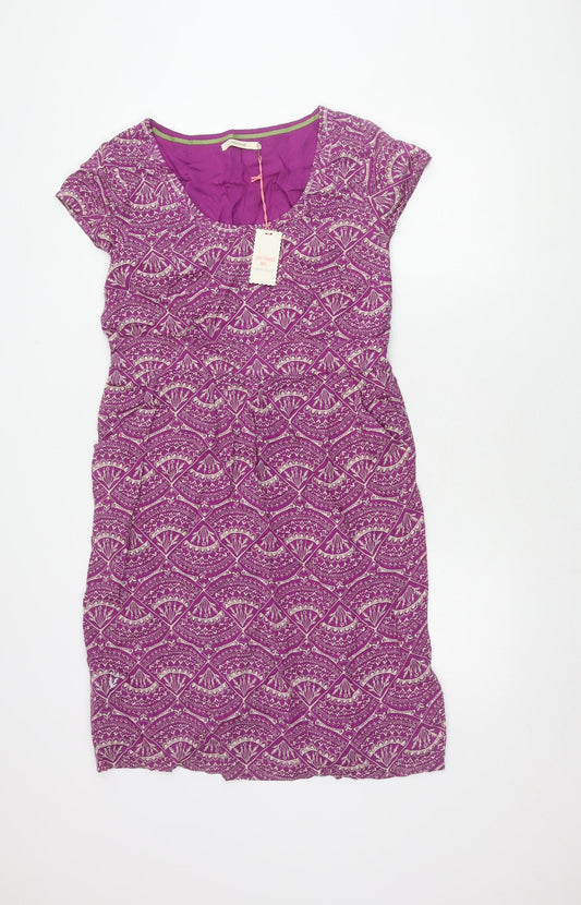 White Stuff Women's Purple Dress Size 14