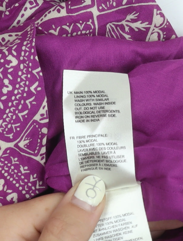 White Stuff Women's Purple Dress Size 14