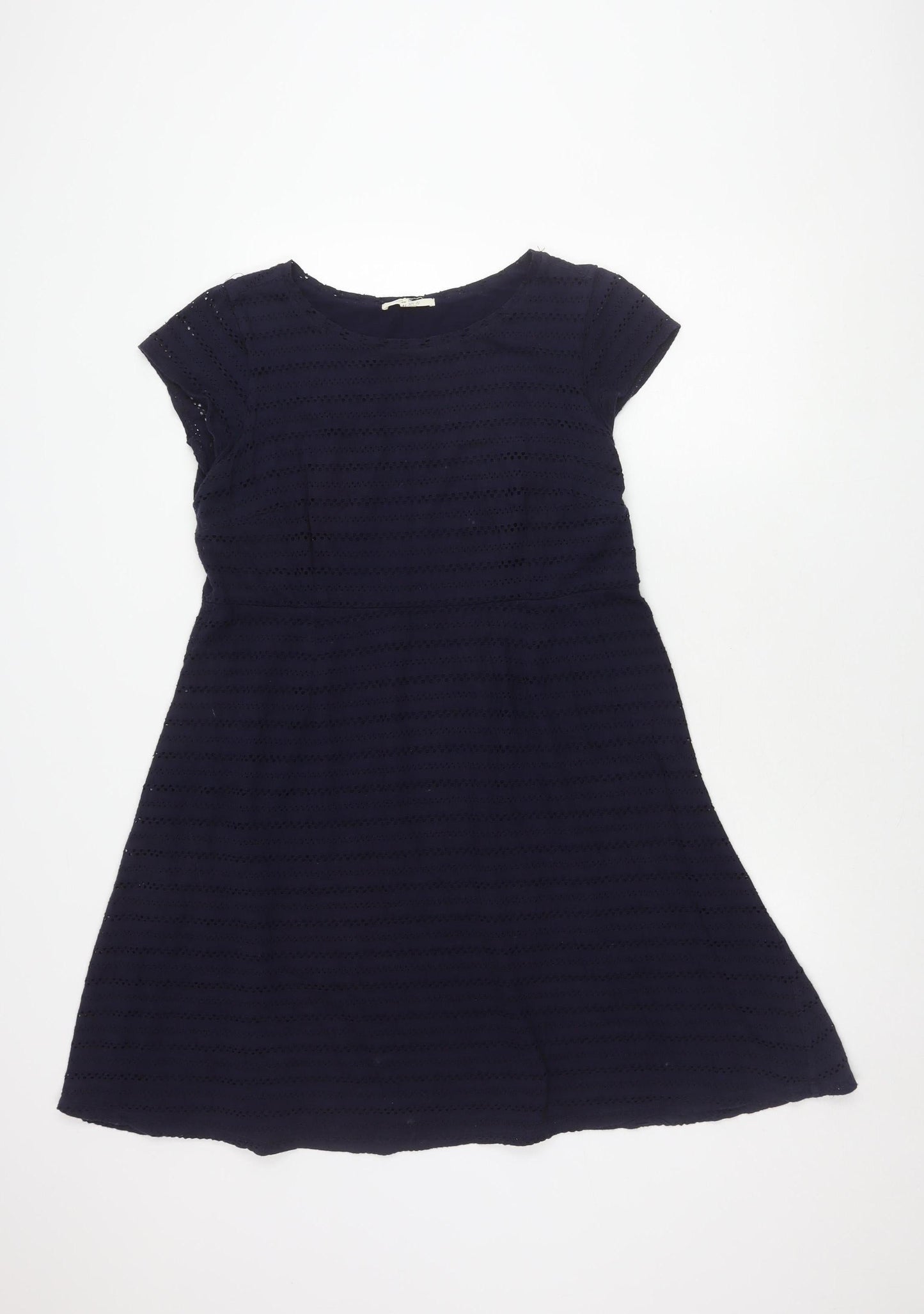 White Stuff Women’s Blue Sleeveless Knit Dress
