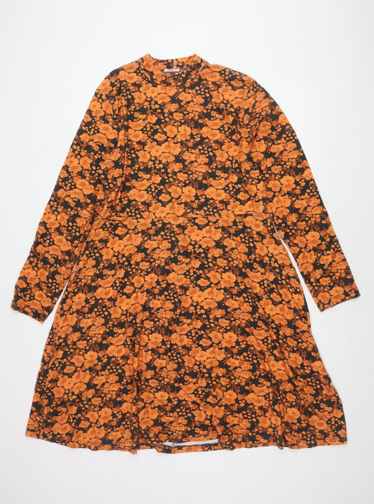 Joe Browns Women's Multicoloured Floral Dress Size 16