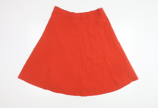 Gallery Women's Red A-Line Skirt - Size 16