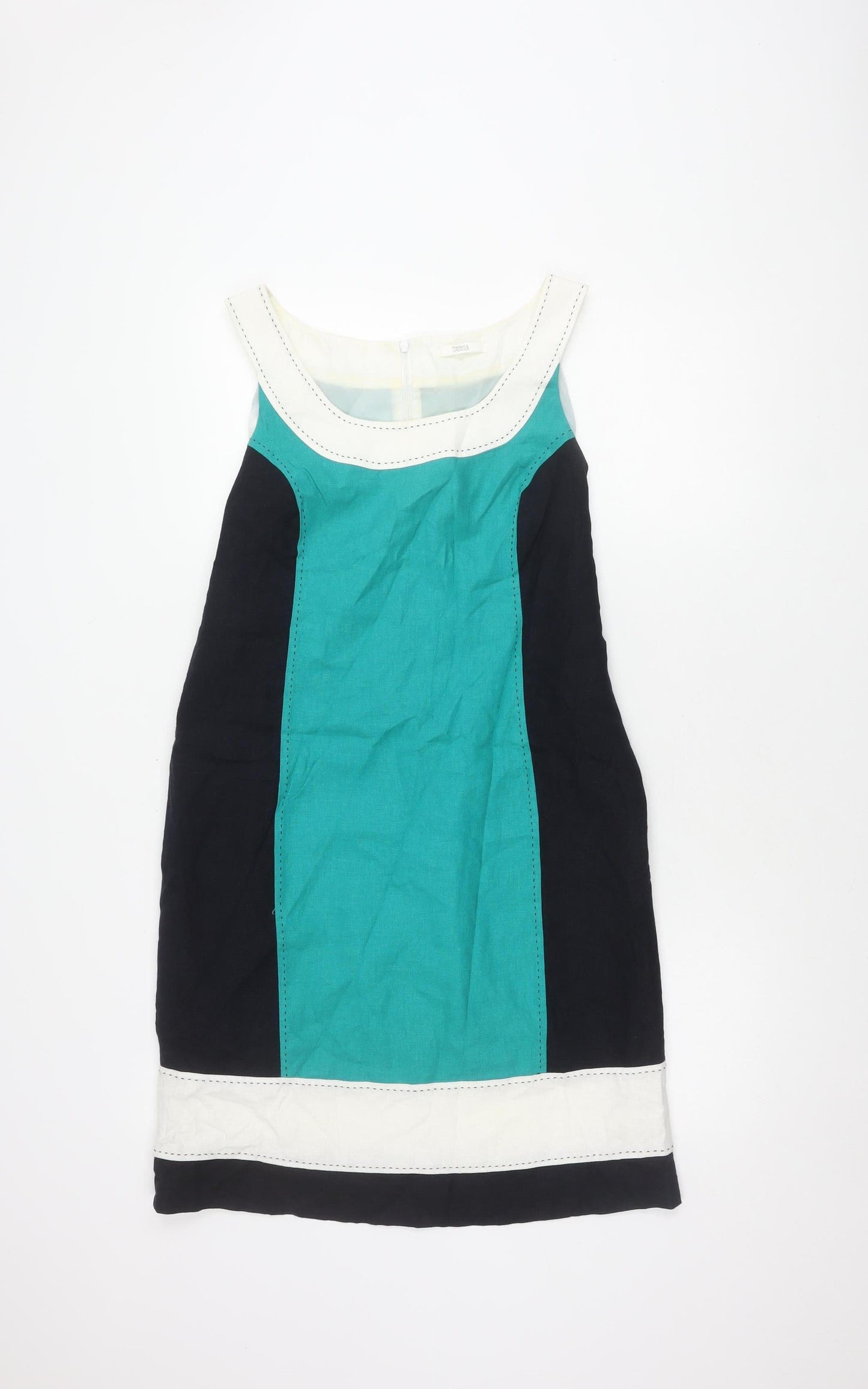 Marks and Spencer Colourblock Sleeveless Dress Women 12