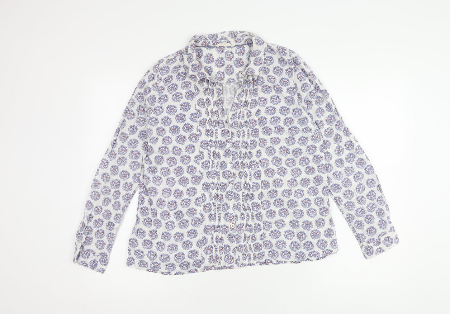 White Stuff Women's Multicoloured Floral Blouse 14