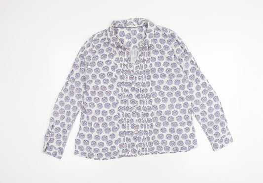 White Stuff Women's Multicoloured Floral Blouse 14