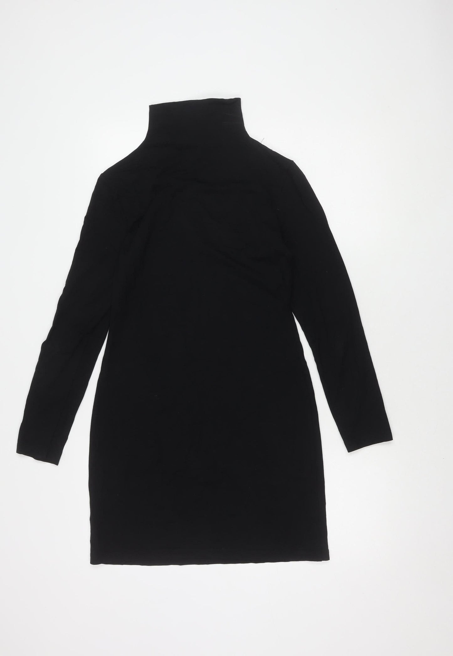Warehouse Black Women's Dress Size 12 Long Sleeve