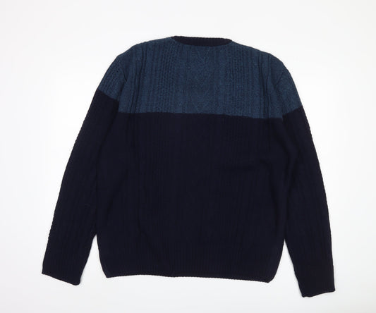 Manchester City F.C. Men's Blue XL Pullover Jumper
