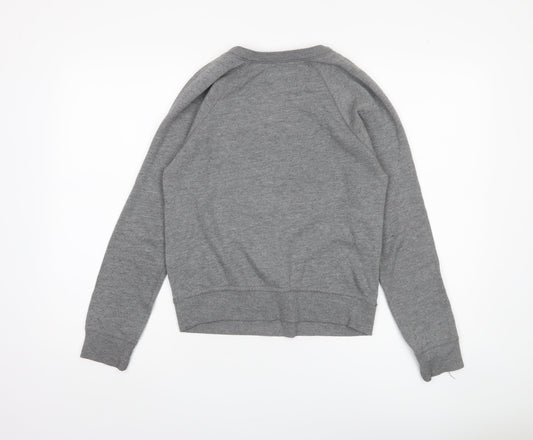 Hollister Women's Grey Pullover Sweatshirt XS
