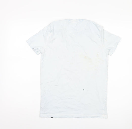 Penguin Boys White Graphic T-Shirt (14-15 Years)