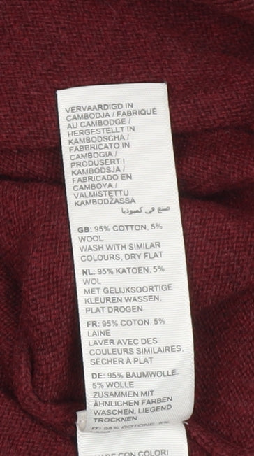 Fat Face Men's Red Pullover Jumper M