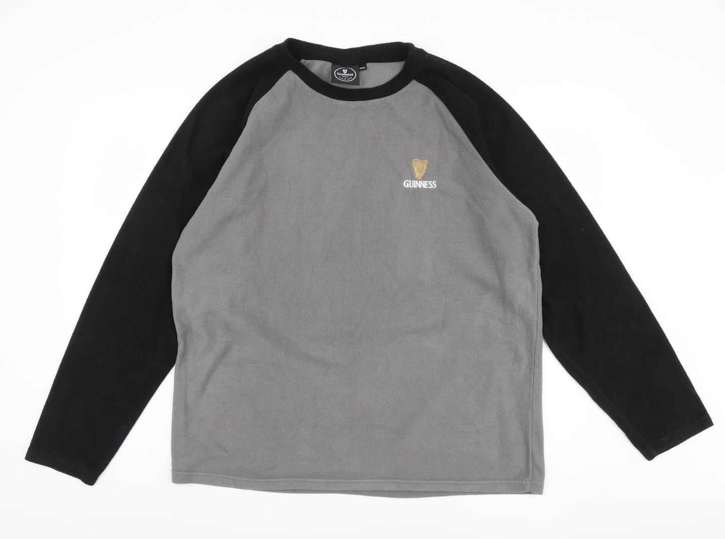 Guinness Unisex Grey Sweatshirt M Pullover Logo