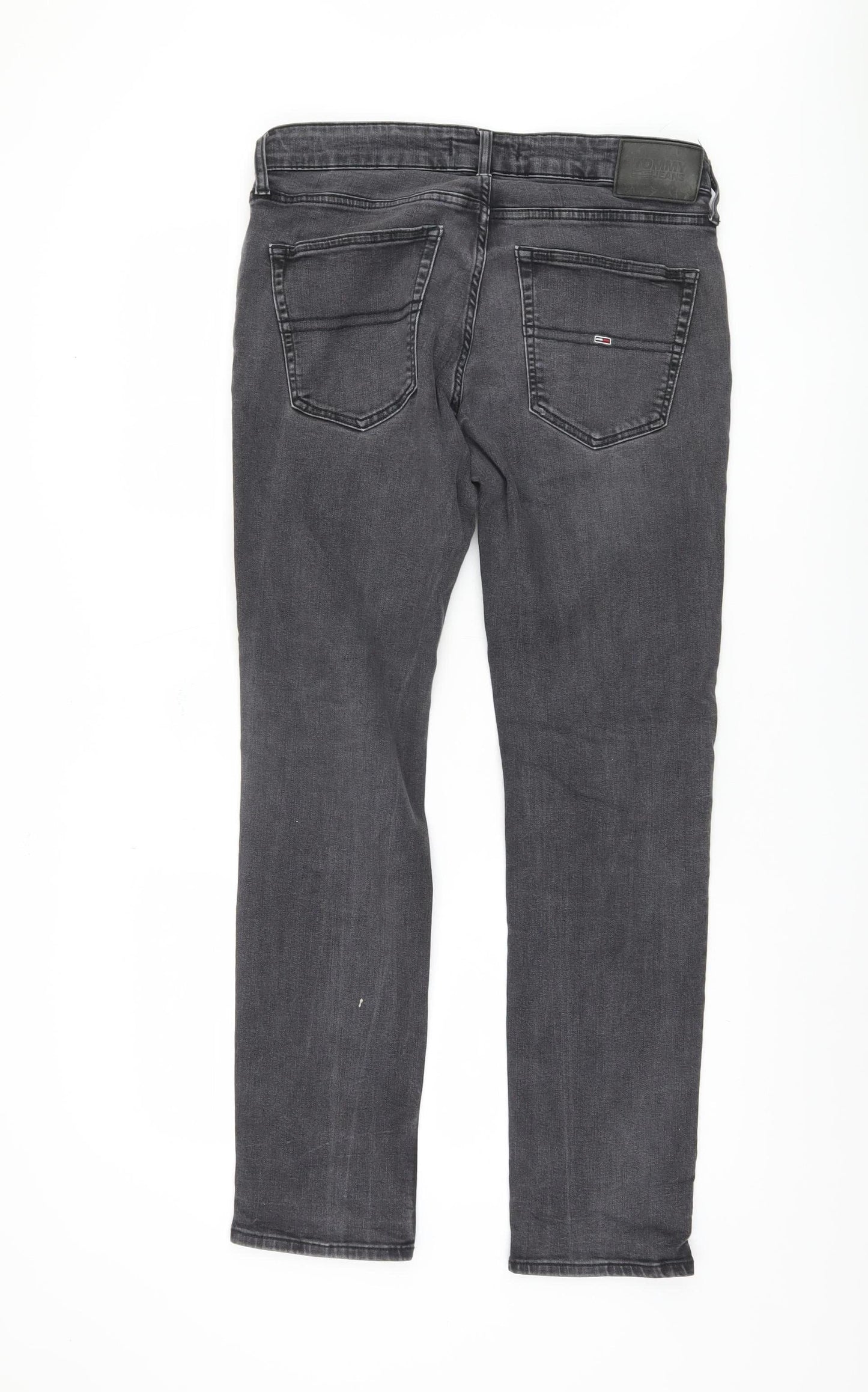 Tommy Jeans Men's Grey Straight Fit Denim Jeans