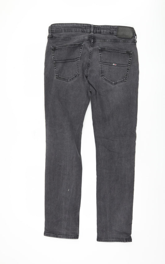 Tommy Jeans Men's Grey Straight Fit Denim Jeans