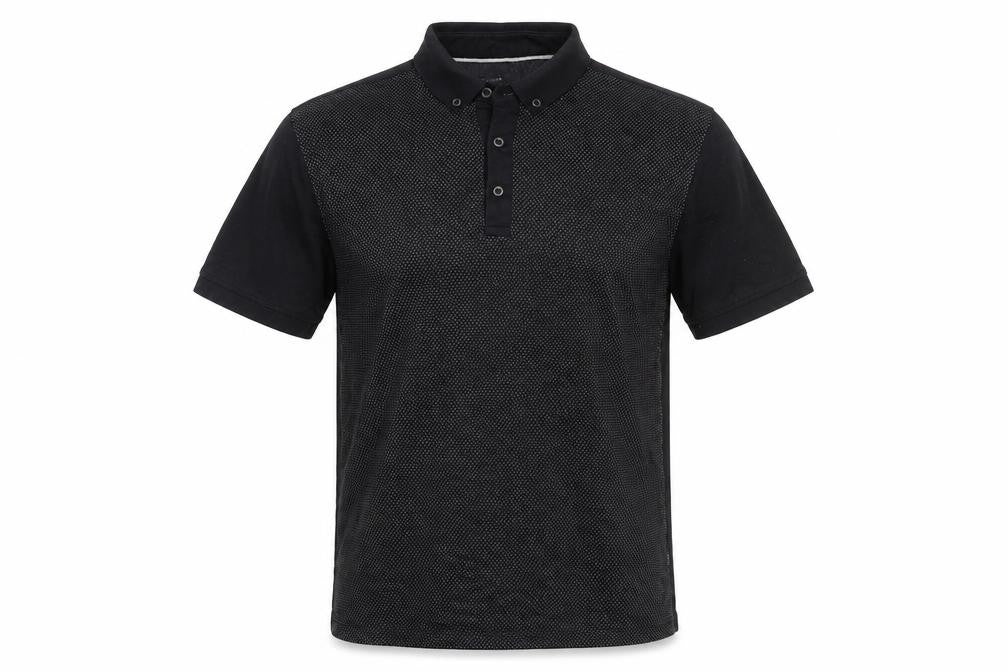 Marks and Spencer Men's Black Polo Shirt, M