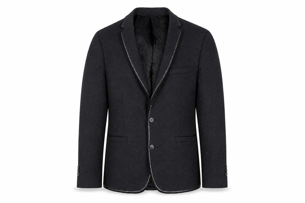 Mens N/A Chest Regular Jeff Banks Black Two-Button Blazer