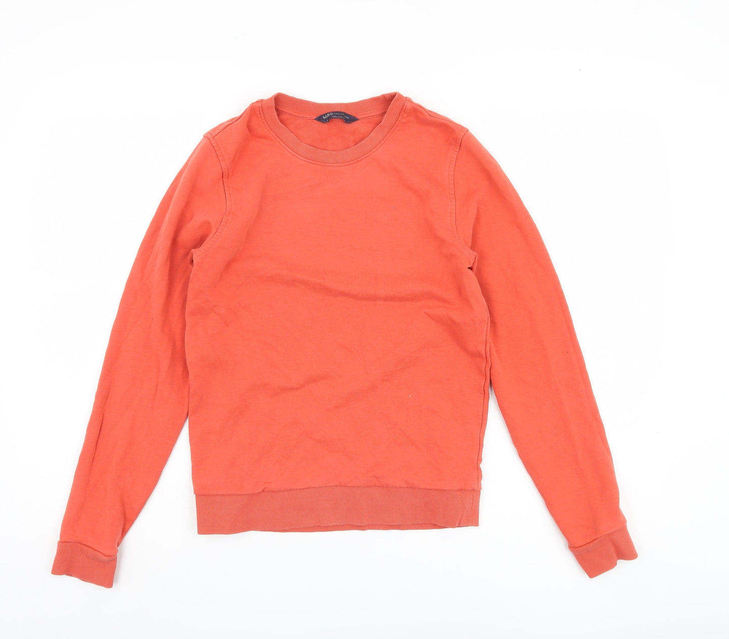 Marks and Spencer Women's Orange Pullover Sweatshirt, Size 6