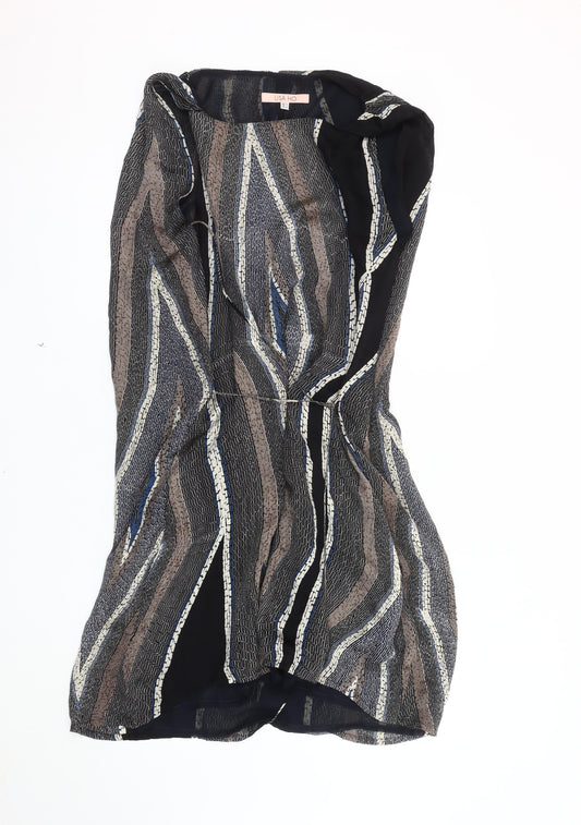 Lisa Ho Women's Multicoloured Geometric Dress, Size 8