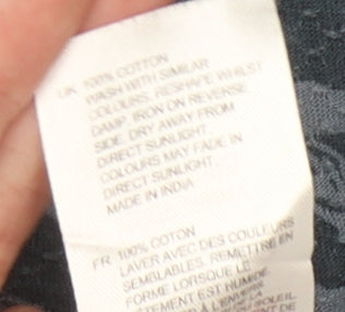 White Stuff Blue Floral Cotton Dress, Women, Size 12