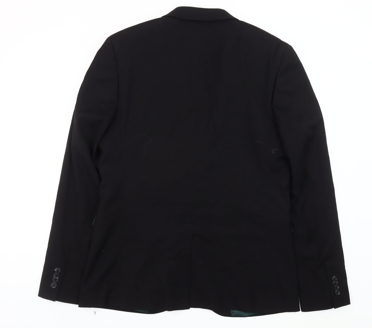 Topman Men's Black Slim Fit Blazer 42 Regular